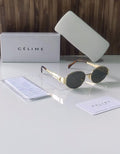 CELINE 1006 GOLD GREEN CELEBRITY CHOICE OFFICIAL SHOWROOM DESIGNER MODEL 407