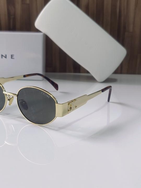 CELINE 1006 GOLD GREEN CELEBRITY CHOICE OFFICIAL SHOWROOM DESIGNER MODEL 407