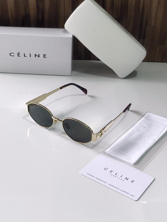 CELINE 1006 GOLD GREEN CELEBRITY CHOICE OFFICIAL SHOWROOM DESIGNER MODEL 407