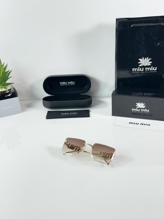 Miu Miu WMNS 1024 Gold Brown