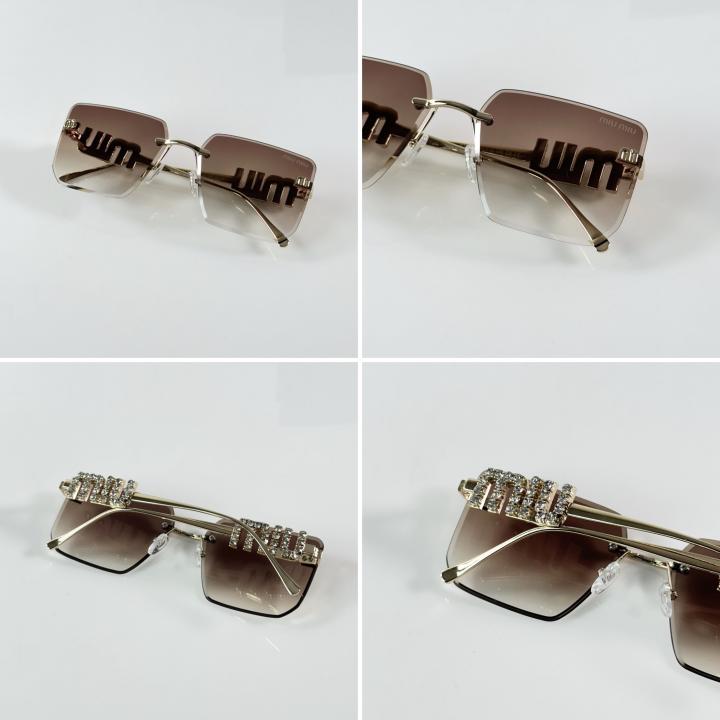 Miu Miu WMNS 1024 Gold Brown