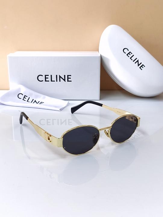 CELINE 1006 GOLD BLACK CELEBRITY CHOICE OFFICIAL SHOWROOM DESIGNER MODEL 412