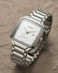 RAD- TRUE SQUARE SWIFT MOVEMENT SILVER WHITE
