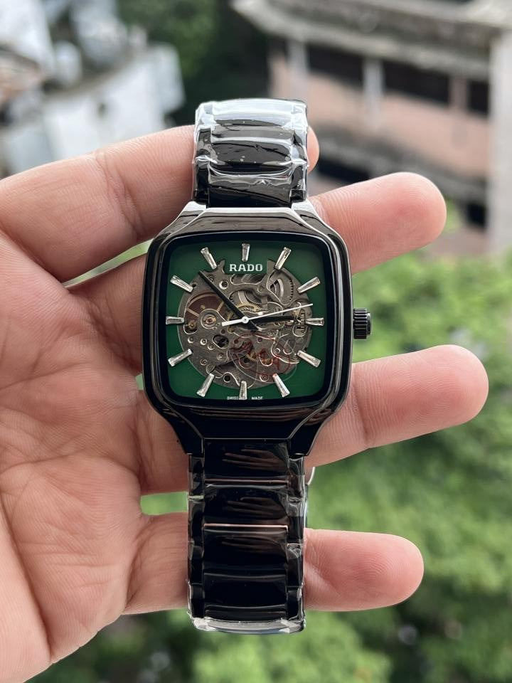 RAD- TRUE SQUARE BLACK GREEN AUTOMATIC