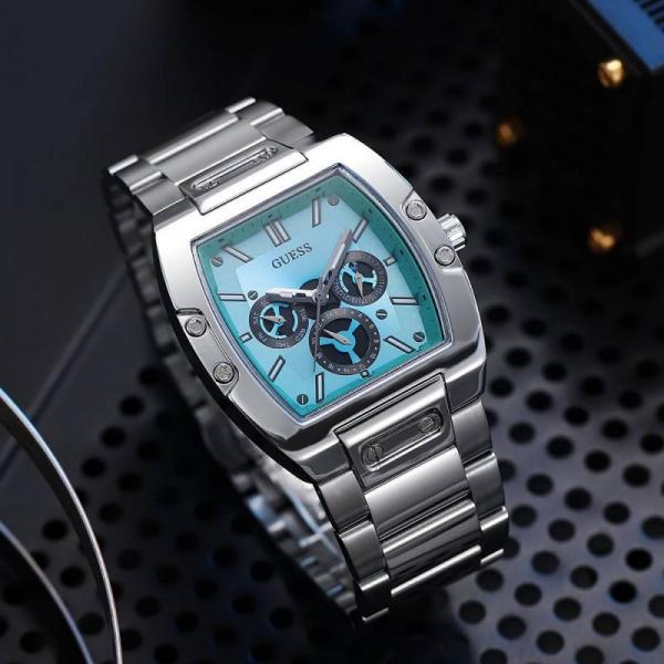 Guess Rectangle Analog Men