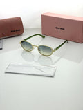 Miu miu 90 Golden sea green