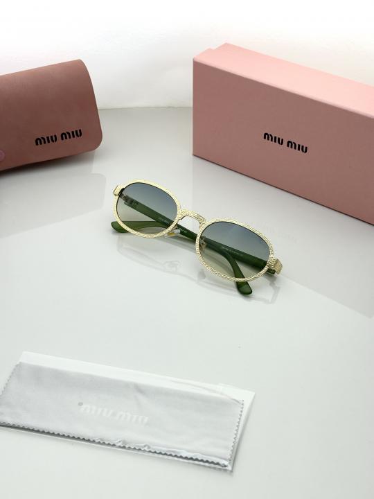 Miu miu 90 Golden sea green