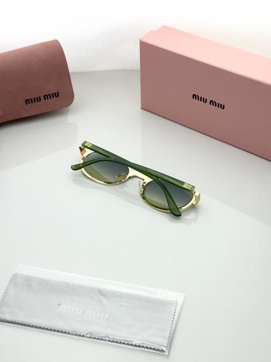 Miu miu 90 Golden sea green