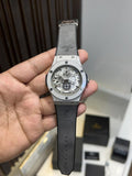 HUBLOT PREMIUM LEATHER WATCH