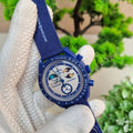 omegga Blue Sun Moon And Earth with Blue strip 171816