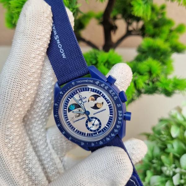 omegga Blue Sun Moon And Earth with Blue strip 171816