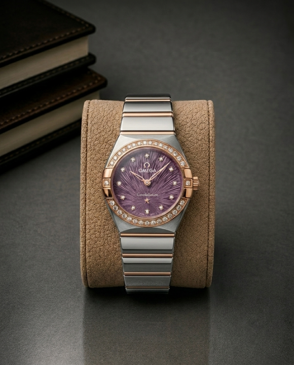 Omeg_ga Constellation Quartz luxury watch