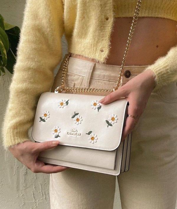 coac daisy Klare Crossbody Bag In Signature Canvas 951