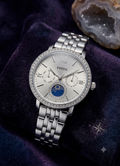 FOSSIIL ES3121 JACQUELINE SUN-MOON SILVER GRAY DAYAL