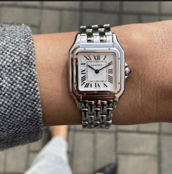 cartie er santos ladie 36 mm silver white 641