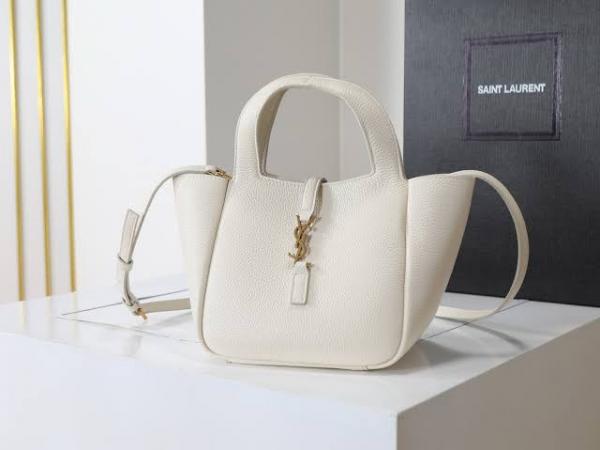 Ysl Saint laurent mini Womens Black Le 5 A 7 Bea Baby Leather Shoulder Bag with magnet box 996