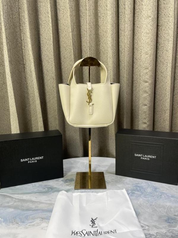 Ysl Saint laurent mini Womens Black Le 5 A 7 Bea Baby Leather Shoulder Bag with magnet box 996