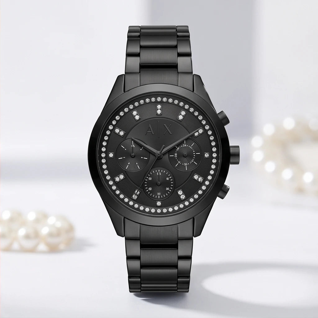 Armani Exchange Women Black Watch