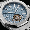 Audemars Piguet Men`s Blue Dial Tourbillon Watch