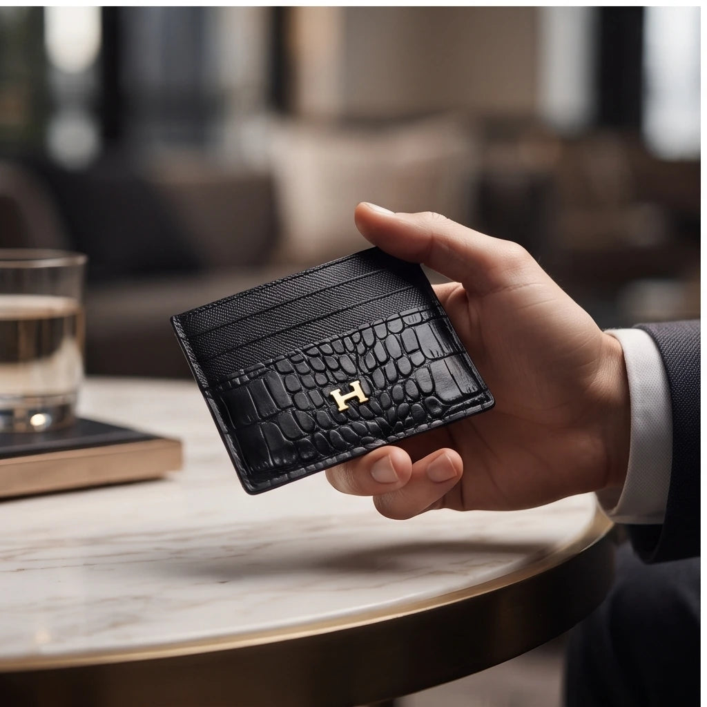 Black Crocodile wallet