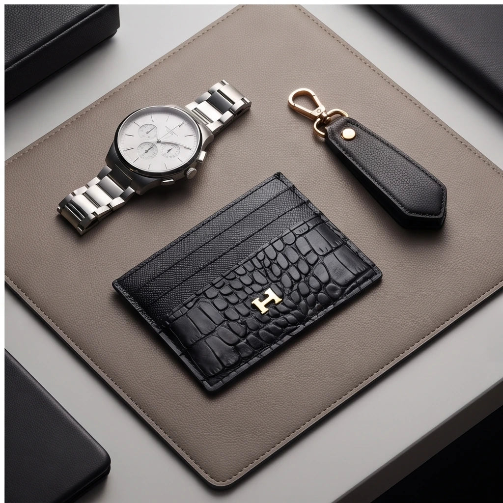 Black Crocodile wallet