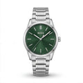 Boss Men`s Dark Green Dial Silver Watch
