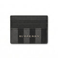 Burberry Men`s Black Card Holder