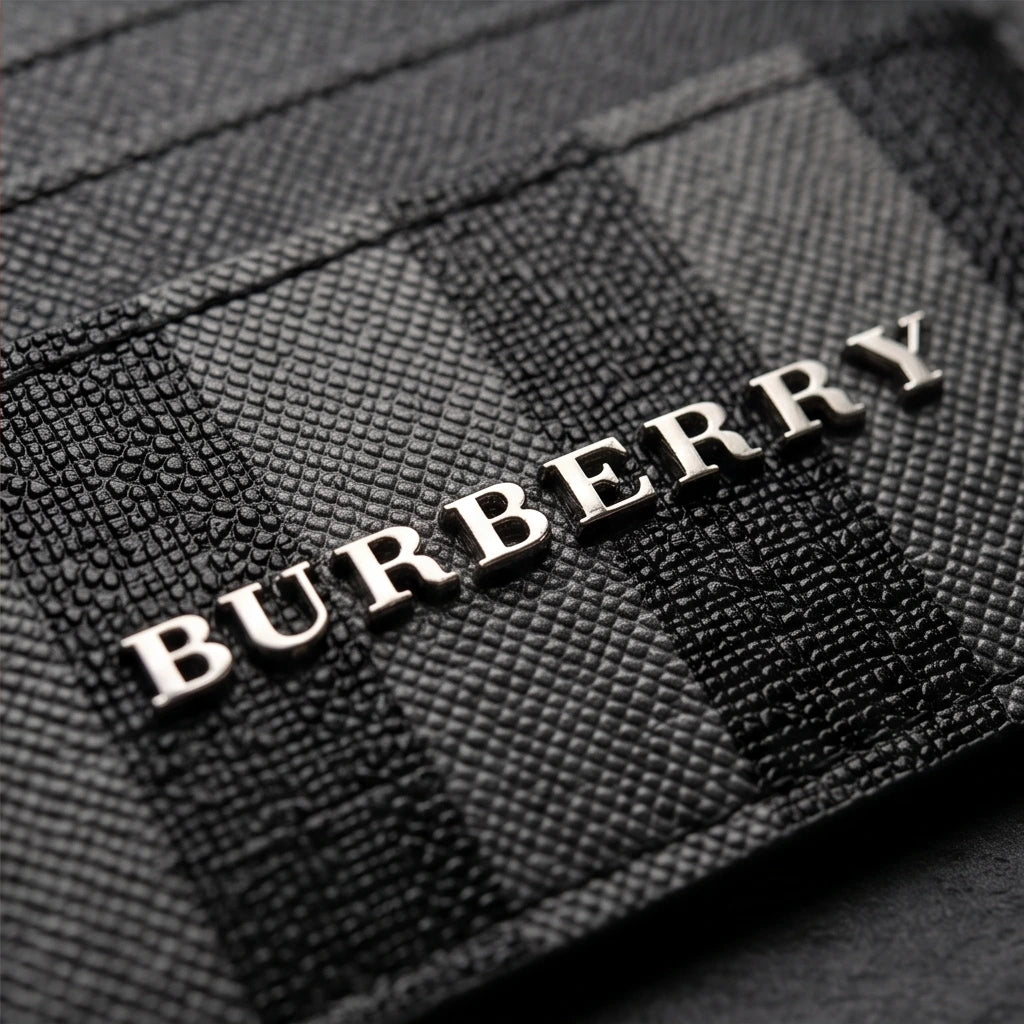 Burberry Men`s Black Card Holder