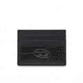 Diesel Black Crocodile Texture Cardholder