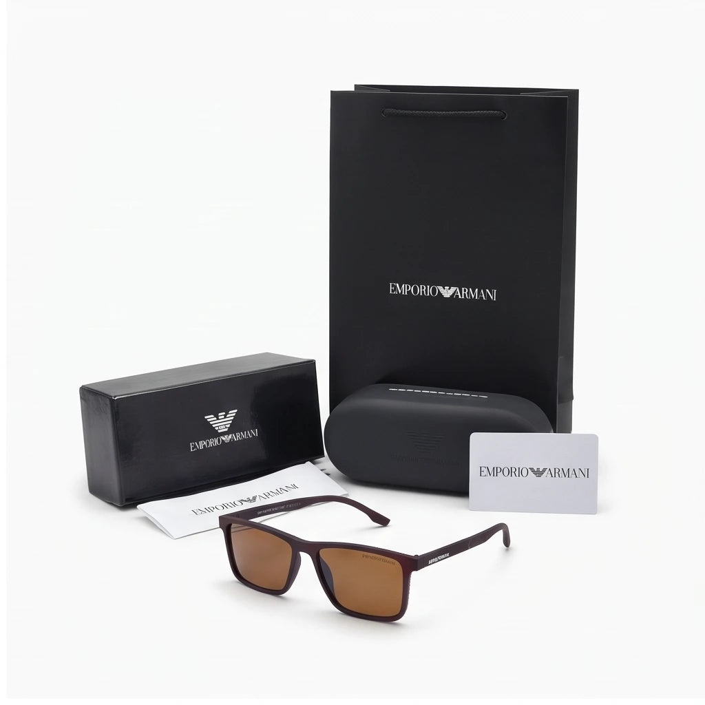 Emporio Armani Men`s Brown Sunglasses