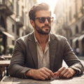 Emporio Armani Men`s Brown Sunglasses