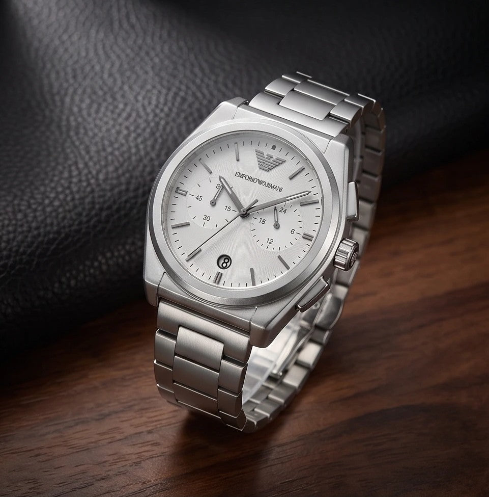 Emporio Armani Men`s Silver Watch