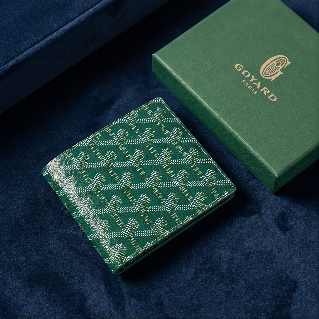 Goyard Men`s Green Wallet