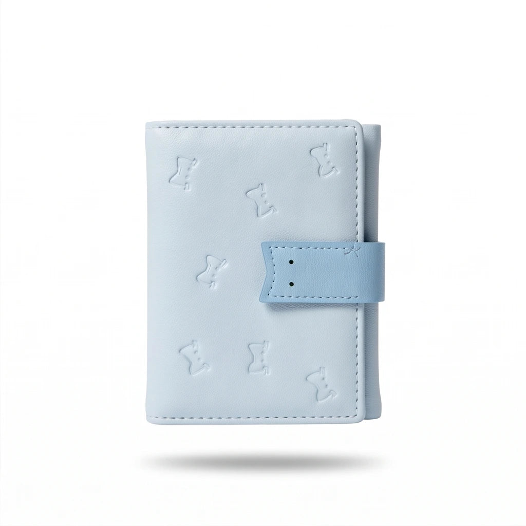 Light Blue Bow Pattern Notebook