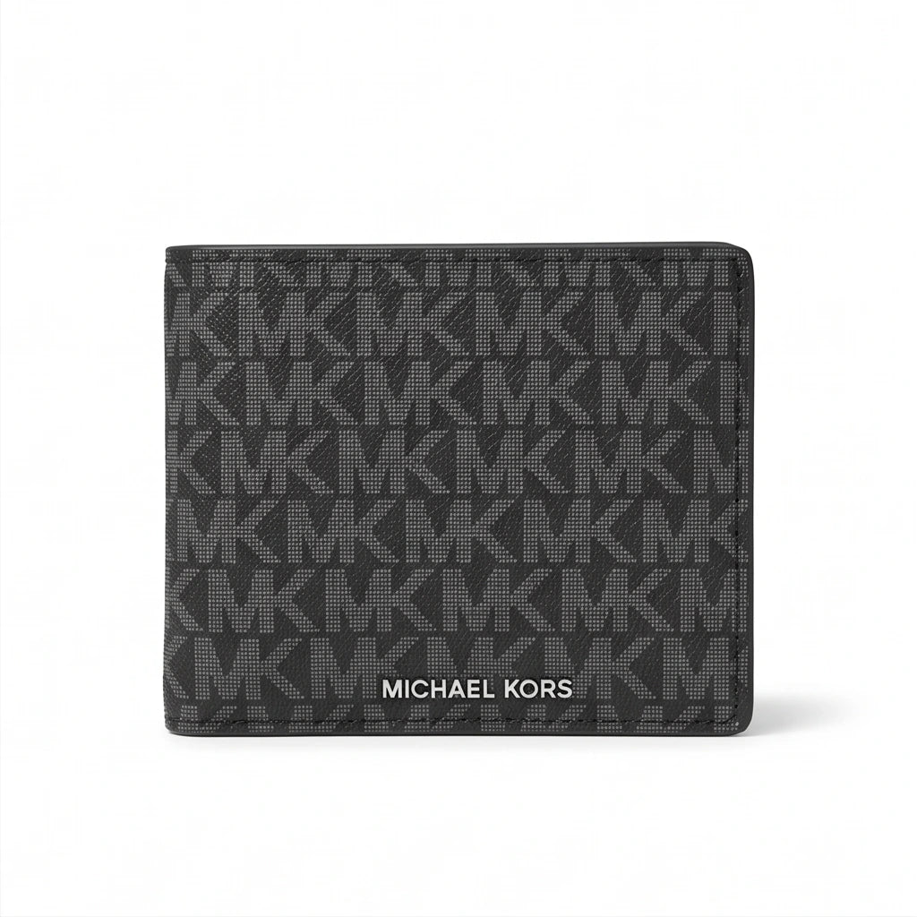 Michael Kors Men`s Black and Grey Wallet