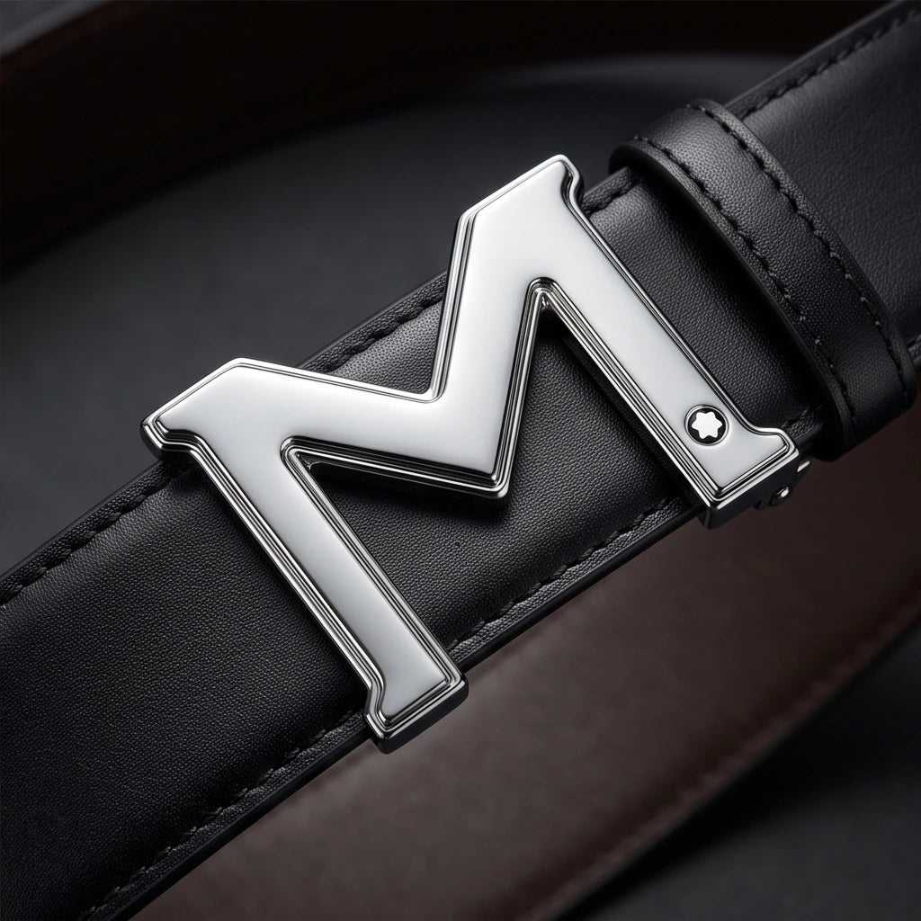 Montblanc Men`s Black Belt