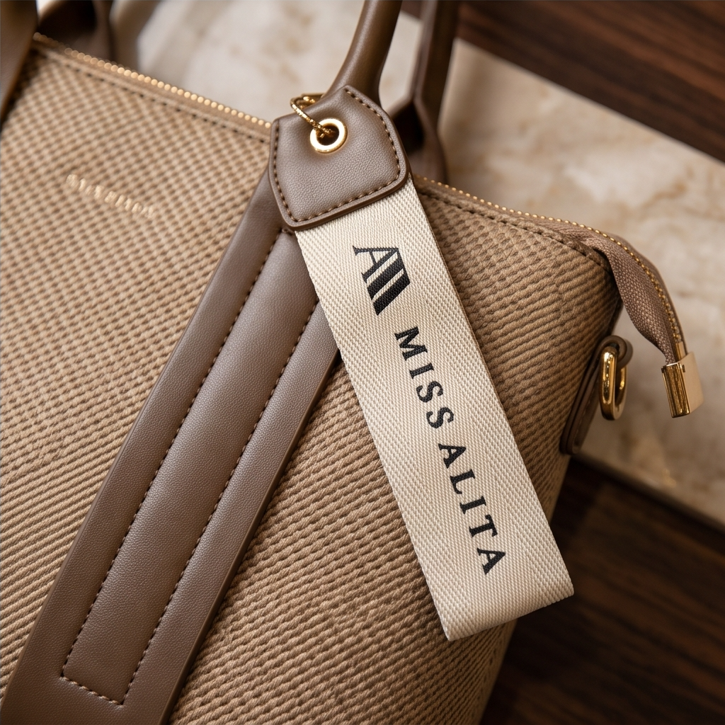 Miss Alita Women's Beige Textured Top Handle Purse