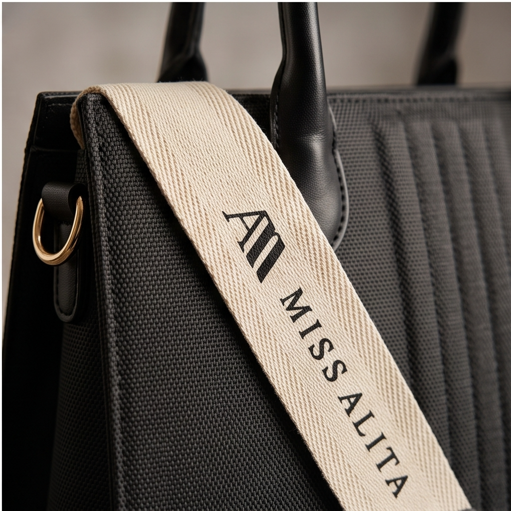 Miss Alita Women's Classic Black Structured Handbag